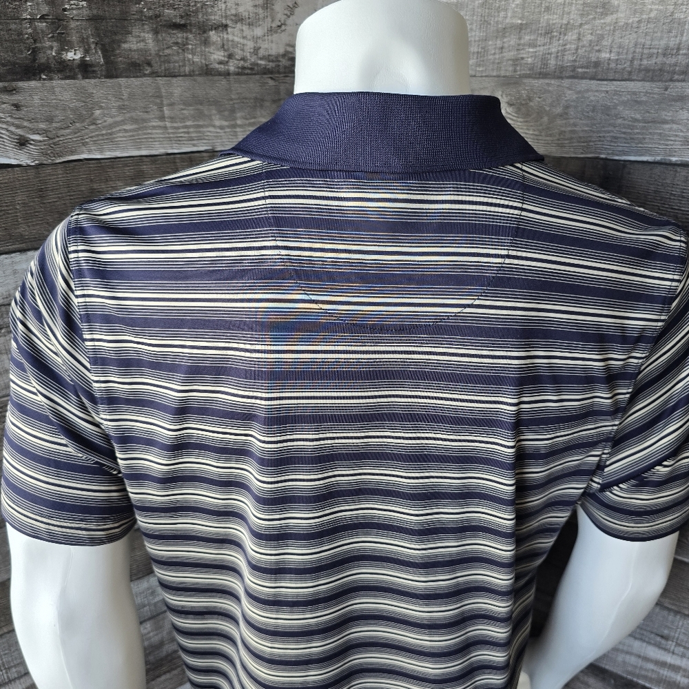 PGA Tour Fitted Short Sleeved Polo Golf Shirt Mens Large - Picture 7 of 15